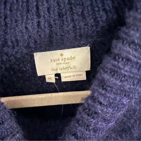 NWT Kate Spade Wild Ones  alpaca wool sweater. Oversized fit - Picture 9 of 10